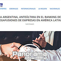 La Argentina, anteltima en el ranking de megafusiones de empresas en Amrica Latina